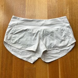 Lululemon white shorts size 6